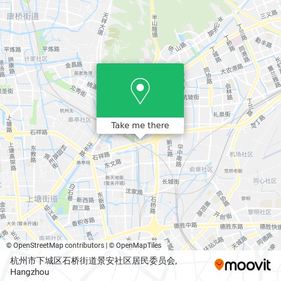 杭州市下城区石桥街道景安社区居民委员会 map