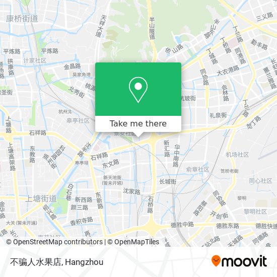 不骗人水果店 map