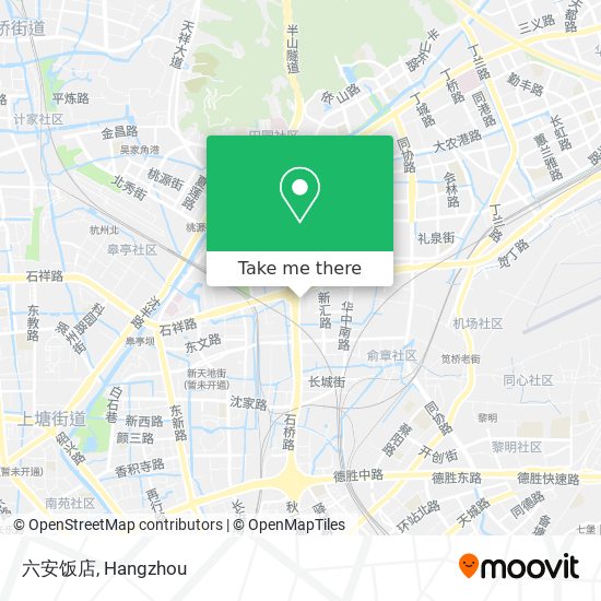 六安饭店 map