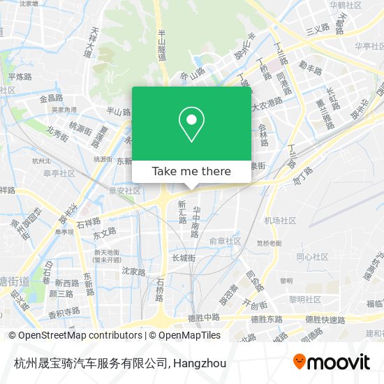 杭州晟宝骑汽车服务有限公司 map