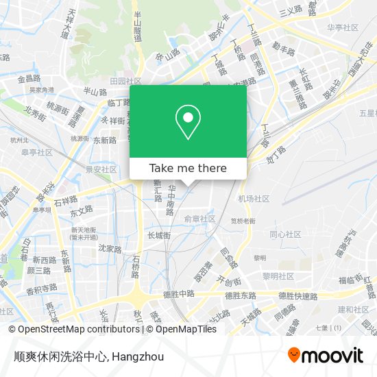 顺爽休闲洗浴中心 map
