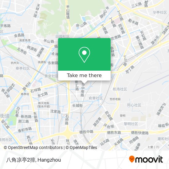 八角凉亭2排 map
