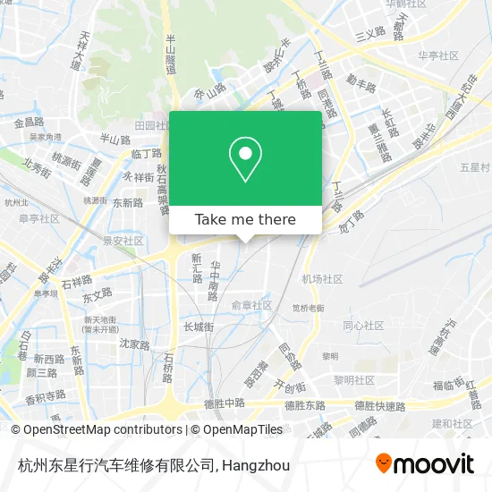 杭州东星行汽车维修有限公司 map