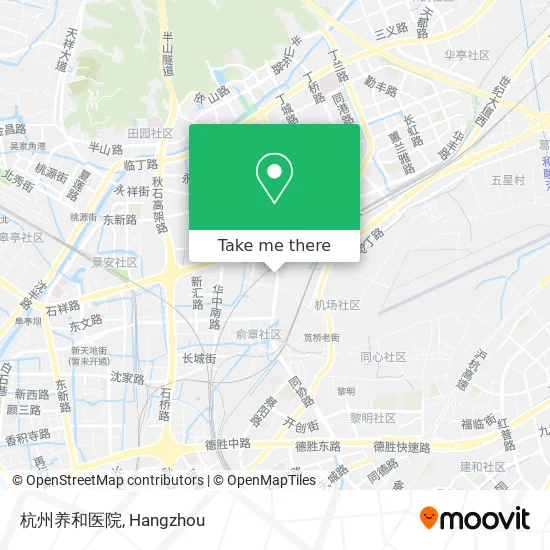 杭州养和医院 map