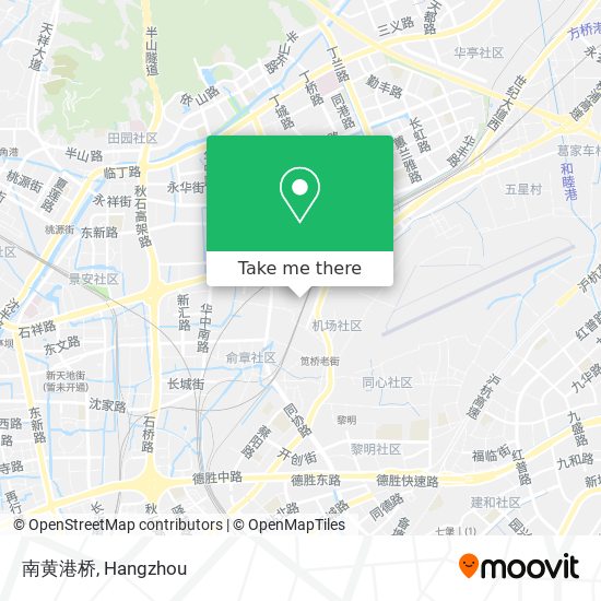 南黄港桥 map
