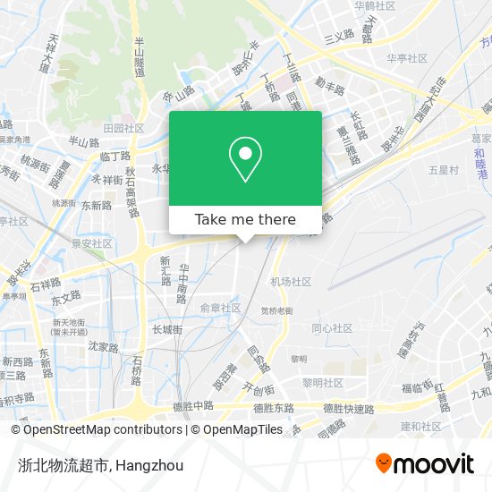 浙北物流超市 map