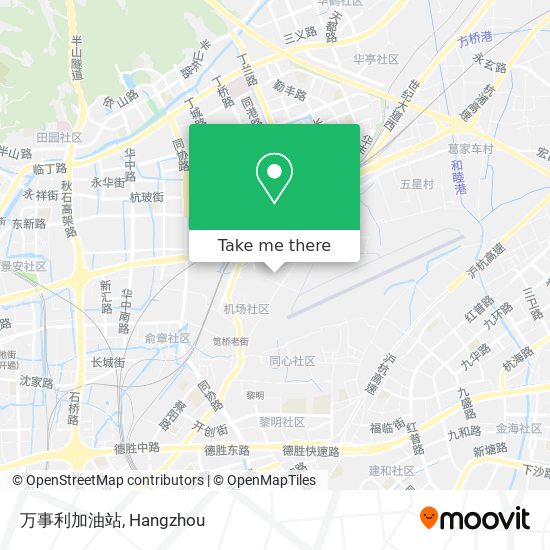万事利加油站 map