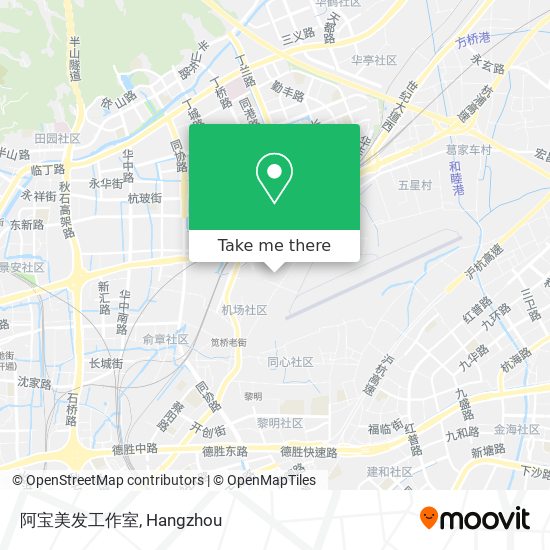 阿宝美发工作室 map