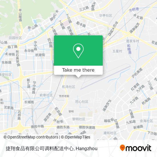 捷翔食品有限公司调料配送中心 map