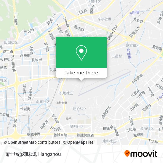 新世纪卤味城 map