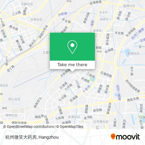 杭州微笑大药房 map