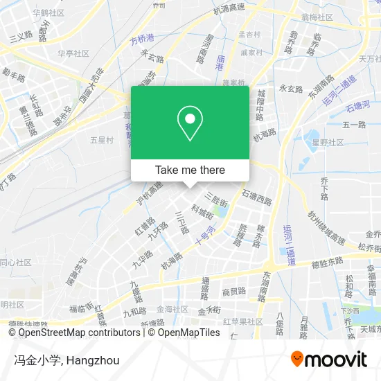 冯金小学 map