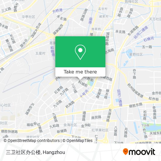 三卫社区办公楼 map