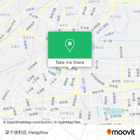梁子便利店 map