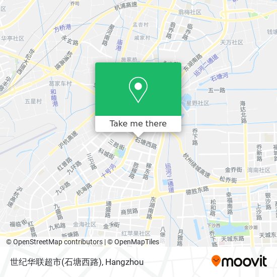 世纪华联超市(石塘西路) map