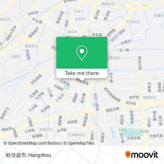 欧佳超市 map