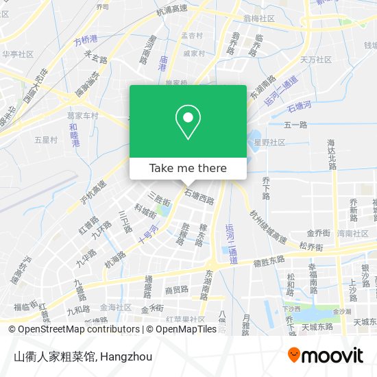 山衢人家粗菜馆 map