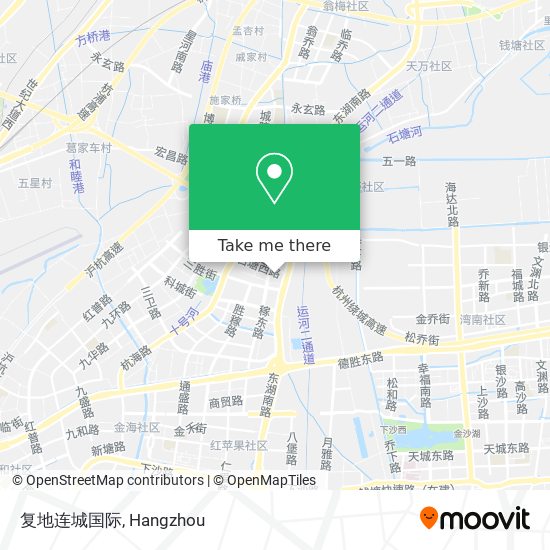 复地连城国际 map