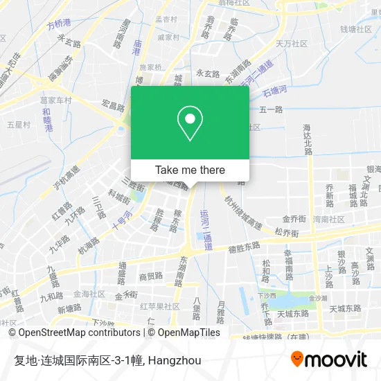 复地·连城国际南区-3-1幢 map