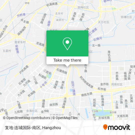 复地·连城国际-南区 map