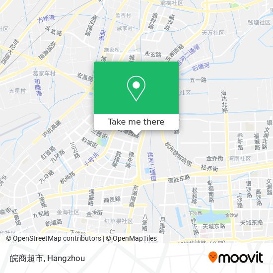 皖商超市 map