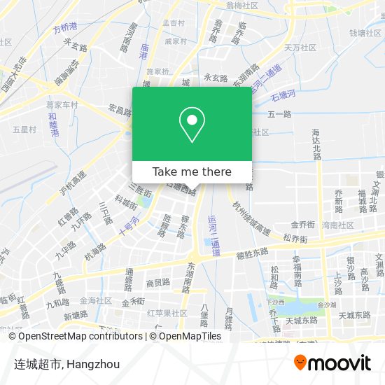 连城超市 map
