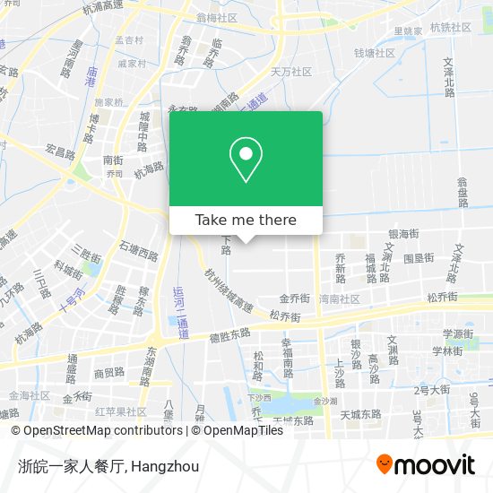 浙皖一家人餐厅 map