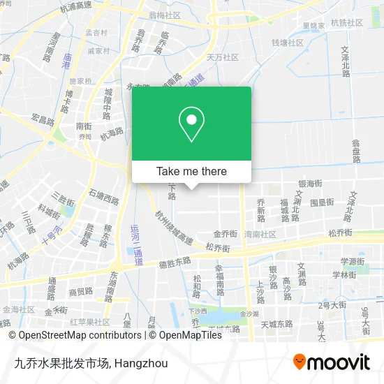 九乔水果批发市场 map