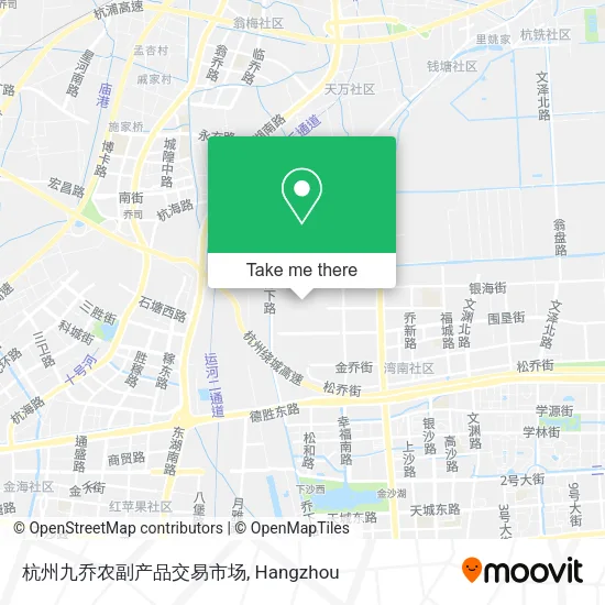 杭州九乔农副产品交易市场 map