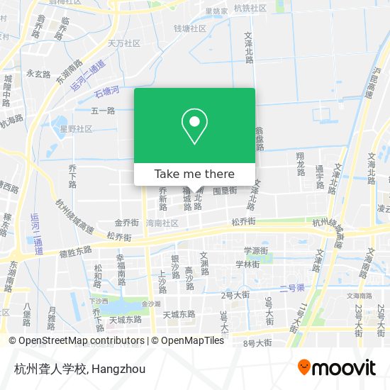 杭州聋人学校 map