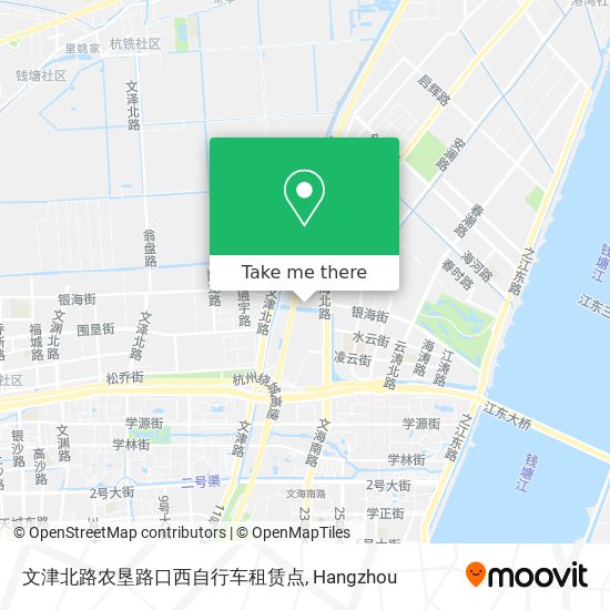 文津北路农垦路口西自行车租赁点 map