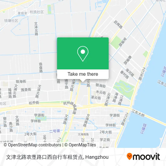 文津北路农垦路口西自行车租赁点 map
