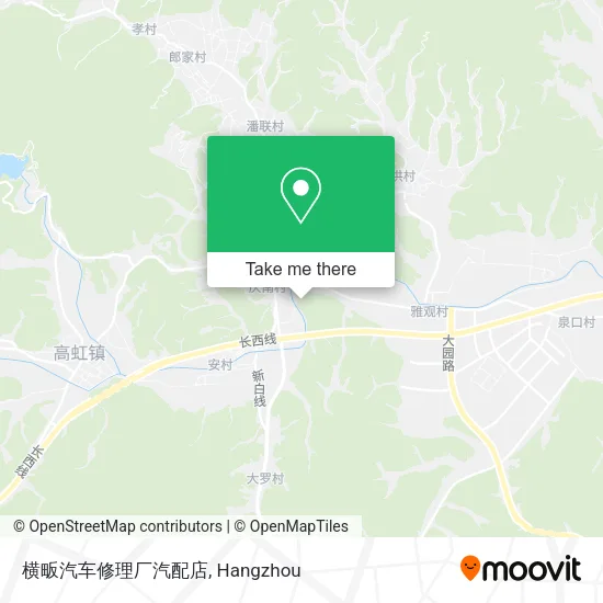 横畈汽车修理厂汽配店 map