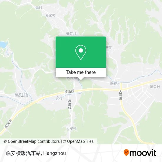临安横畈汽车站 map