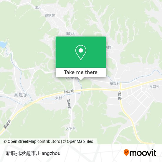 新联批发超市 map