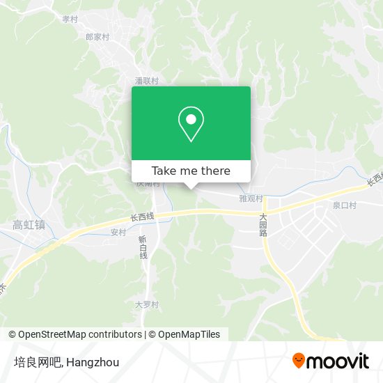 培良网吧 map