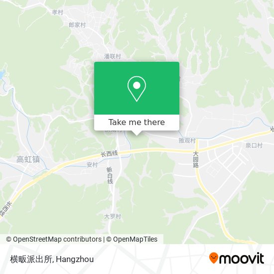 横畈派出所 map
