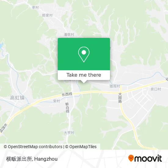 横畈派出所 map