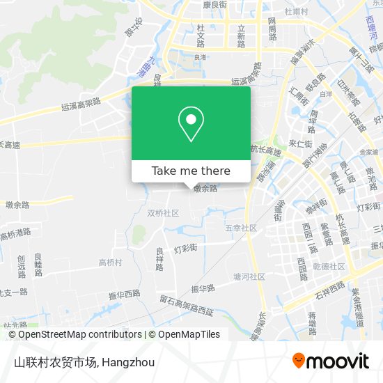 山联村农贸市场 map