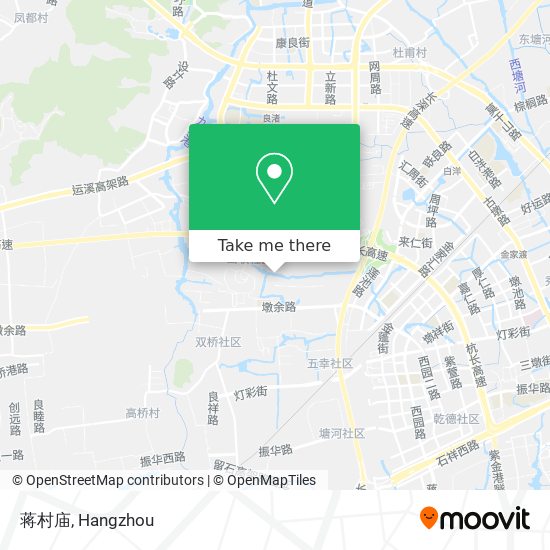 蒋村庙 map