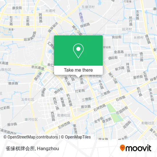 雀缘棋牌会所 map