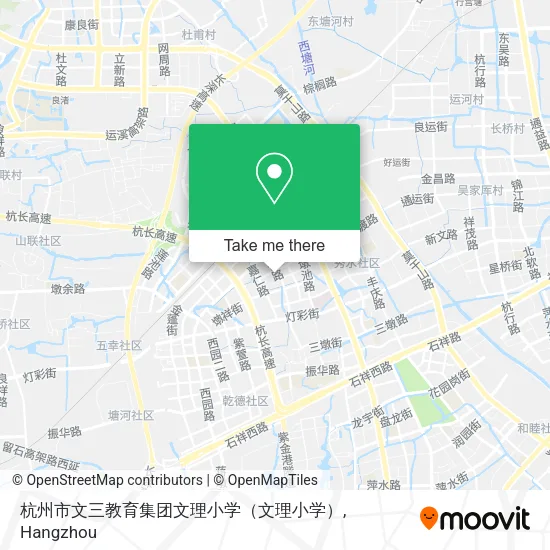 杭州市文三教育集团文理小学（文理小学） map