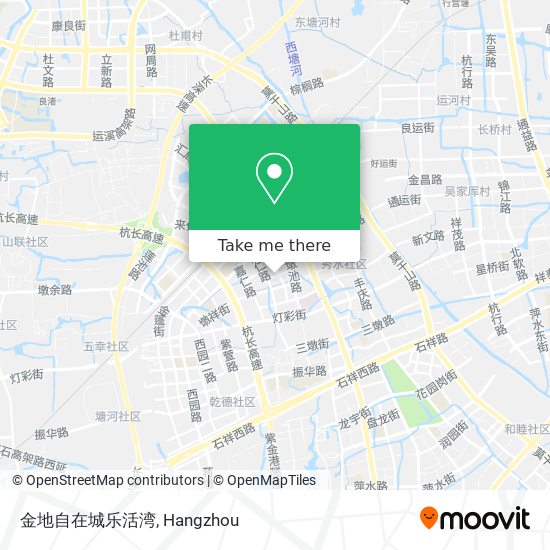 金地自在城乐活湾 map