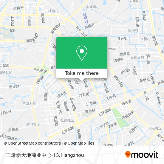 三墩新天地商业中心-13 map