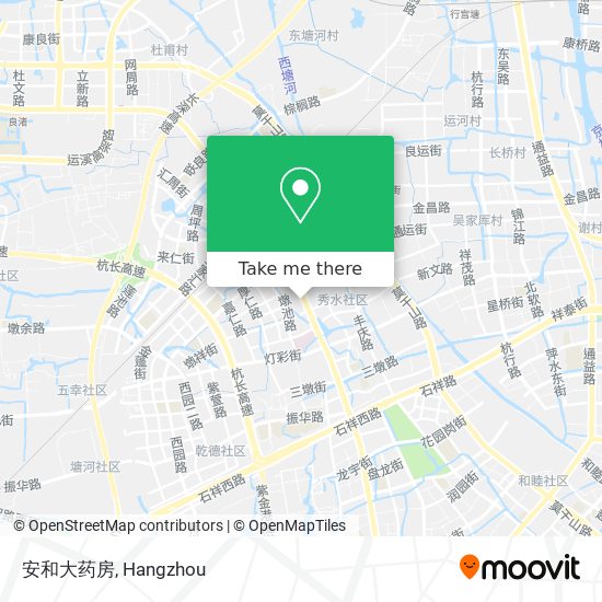安和大药房 map