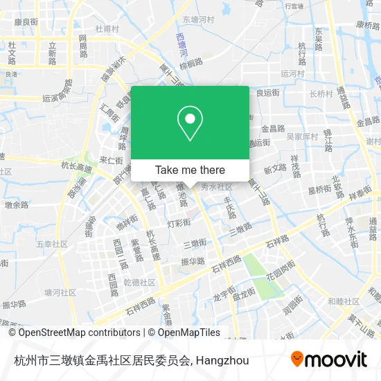 杭州市三墩镇金禹社区居民委员会 map