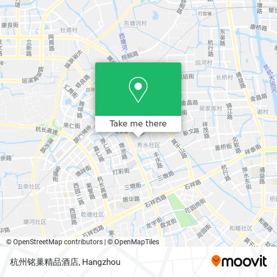 杭州铭巢精品酒店 map