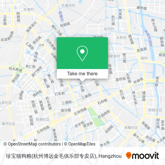 珍宝猫狗粮(杭州博远金毛俱乐部专卖店) map