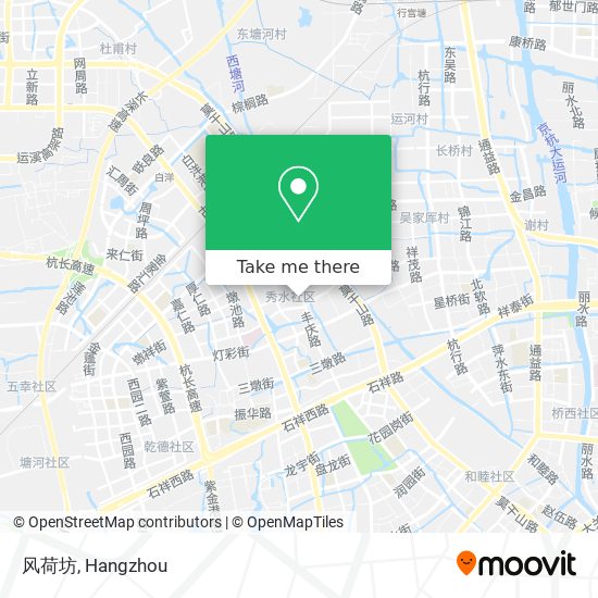 风荷坊 map
