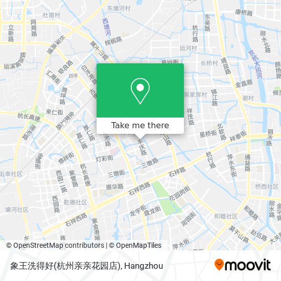 象王洗得好(杭州亲亲花园店) map